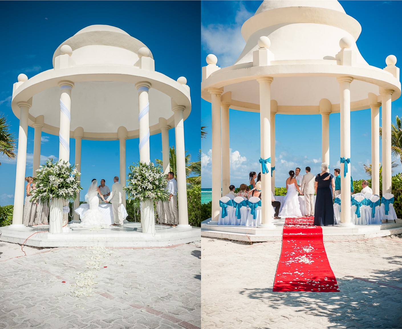 Mariage Destination : Coupoles sur la plage -, KW: Mexique